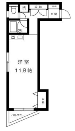 五本木アパートメンツの物件間取画像